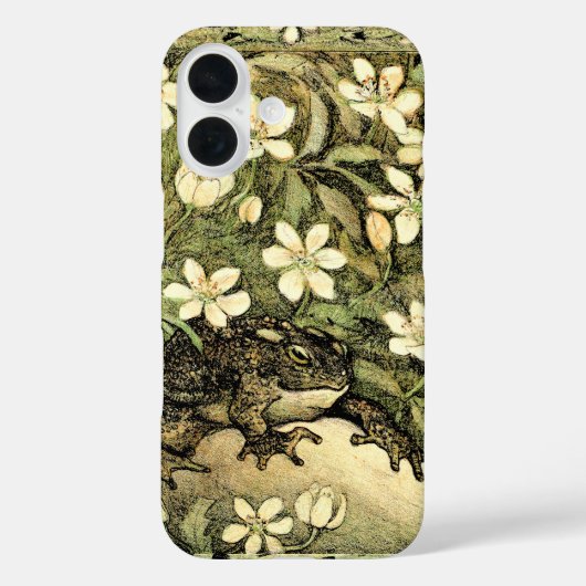 Holländische Jugendstil-Toad und Dogwood Case-Mate iPhone Hülle (Rückseite)