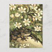 Holländische Jugendstil-Toad und Dogwood Postkarte (Vorderseite)