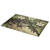 Holländische Jugendstil-Toad und Dogwood Schneidebrett (Ecke)