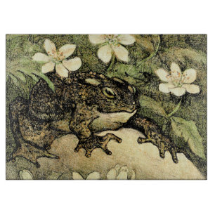 Holländische Jugendstil-Toad und Dogwood Schneidebrett