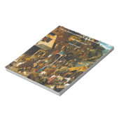 Holländische Kunst & berühmtes Proverb aus dem 16. Notizblock (Rotiert)