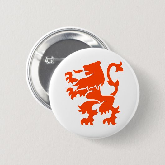 Holländische Löwendecke Button (Vorne & Hinten)