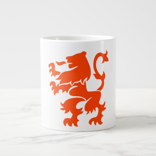 Holländische Löwendecke Jumbo-Tasse (Vorderseite)