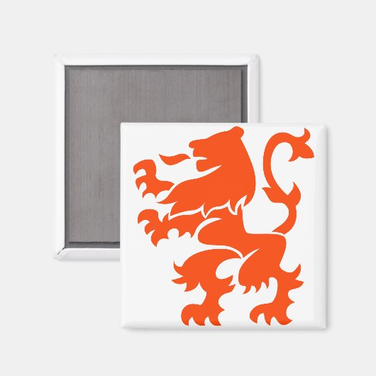 Holländische Löwendecke Magnet (Vorderseite/Rückseite)