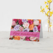 Holländische Muttertag gemischte Rose Karte (Gelbe Blume)