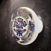 Holländische Renaissance Floral Vase Border Art Keramikknauf