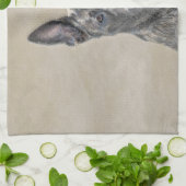 Holländische Schäfermalerei - Niedliche Original H Geschirrtuch (Gefaltet)