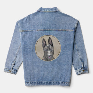 Holländische Schäfermalerei - Niedliche Original H Jeansjacke