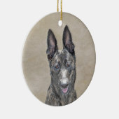 Holländische Schäfermalerei - Niedliche Original H Keramik Ornament (Rechts)