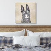 Holländische Schäfermalerei - Niedliche Original H Leinwanddruck (Insitu (Schlafzimmer))