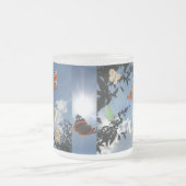 Holländische Schmetterlinge Mattierte Tasse aus Gl (Mittel)