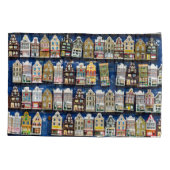 Holländische Souvenirs, Amsterdamer Straßenszene. Kissenbezug (Rückseite)