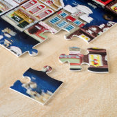 Holländische Souvenirs, Amsterdamer Straßenszene. Puzzle (Seite)