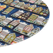 Holländische Souvenirs, Amsterdamer Straßenszene. Schneidebrett (Ecke)