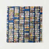 Holländische Souvenirs, Amsterdamer Straßenszene. Wandteppich (Vorderseite (Horizontal))