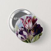 Holländische Tulpen Button (Vorne & Hinten)
