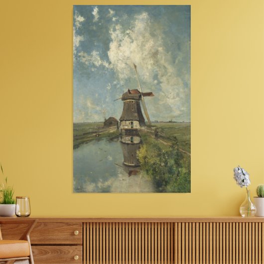 Holländische Windmühle auf dem Polgeweg Paul Gabri Leinwanddruck (Insitu (Wohnzimmer))