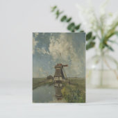 Holländische Windmühle auf dem Polgeweg Paul Gabri Postkarte (Stehend Vorderseite)