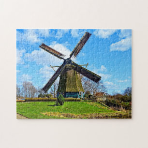 Holländische Windmühle Historische Windmühle Puzzle
