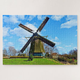 Holländische Windmühle Historische Windmühle Puzzle