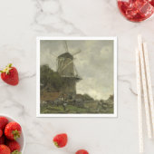 holländische Windmühle, Jacob Maris Serviette (Beispiel)
