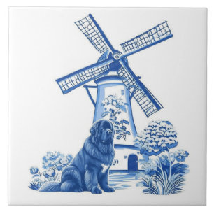 Holländische Windmühle Newfoundland Fliese
