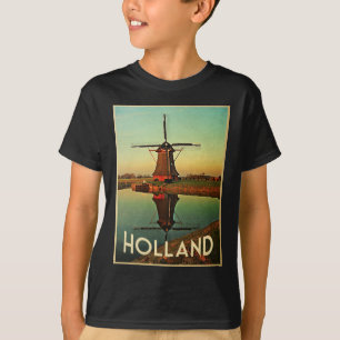 Holländische Windmühle T-Shirt