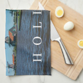 Holländische Windmühlen Teetücher Geschirrtuch (Viertel Falte)