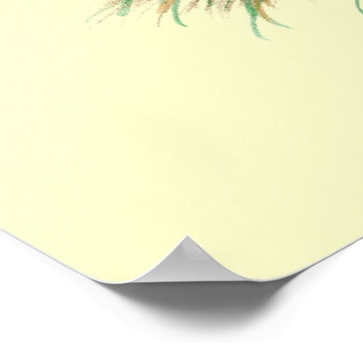 Holländischer Bantam: Blue Quail Poster (Ecke)