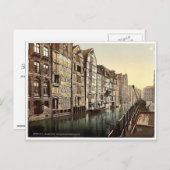 Hollandischer Brook, Hamburg, Deutschland Classic Postkarte (Vorne/Hinten)