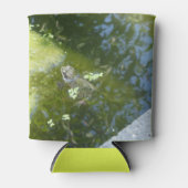 Holländischer Frosch mit Duckweed Can Cooler Dosenkühler (Vorderseite)