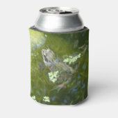 Holländischer Frosch mit Duckweed Can Cooler Dosenkühler (Kanne Rückseite)