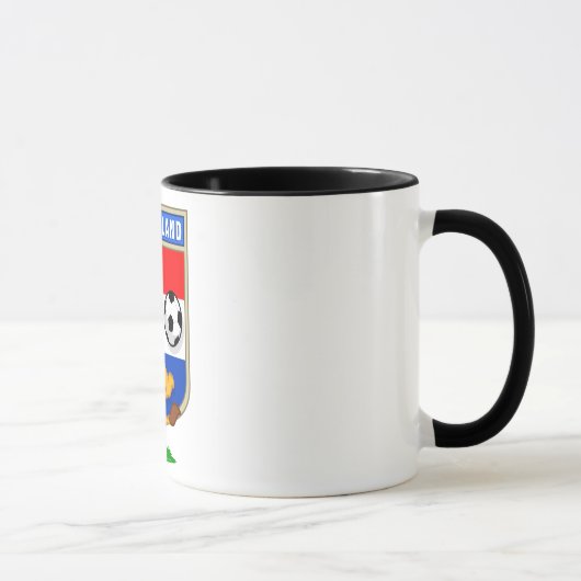Holländischer Fußballball Tasse (Rechts)