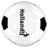 Holländischer Fußballspieler mit Punkt als Ball (Gedreht)