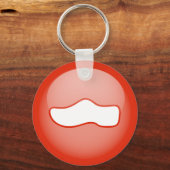 Holländischer Holzschuh Schlüsselanhänger (Vorderseite)