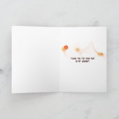 Holländischer Holzschuh vielen Dank Karte (Innenseite)