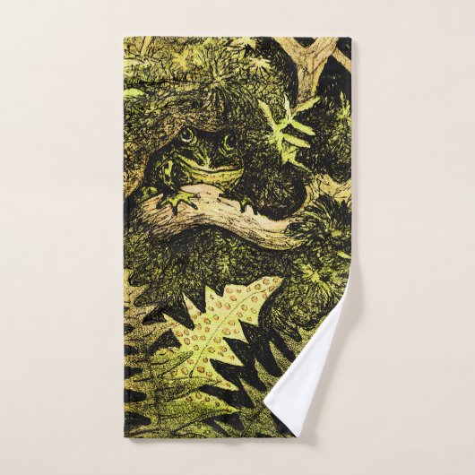 Holländischer Jugendfrosch in Tree Badhandtuch Set (Handtuch)