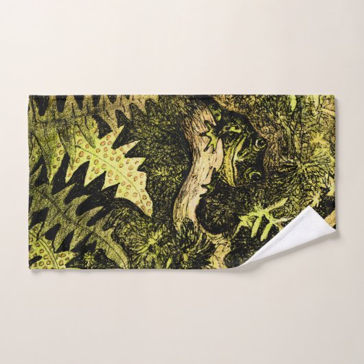 Holländischer Jugendfrosch in Tree Badhandtuch Set (Handtuch)