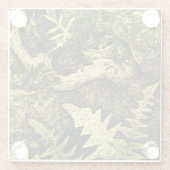 Holländischer Jugendfrosch in Tree Glasuntersetzer (Rückseite)