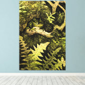 Holländischer Jugendfrosch in Tree Leinwanddruck (Insitu (Holzboden))