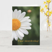 Holländischer Muttertag Karte (Gelbe Blume)