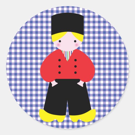 Holländischer Runder Aufkleber (Vorderseite)