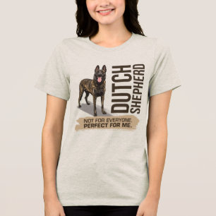 Holländischer Schäferhund -Hollandse Herdershond Tri-Blend Shirt