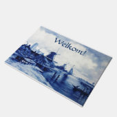 Holländischer Stil Welkom! Door Mat Fußmatte (Schrägansicht)