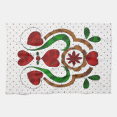 Holländisches Herz Geschirrtuch (Horizontal)