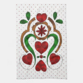 Holländisches Herz Geschirrtuch (Vertikal)