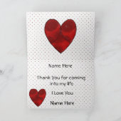 Holländisches Herz Karte (Innenseite)