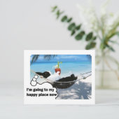 Holländisches Kaninchen Postkarte (Stehend Vorderseite)