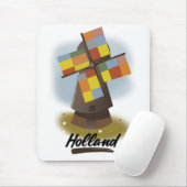Holländisches Reiseplakat Mousepad (Mit Mouse)