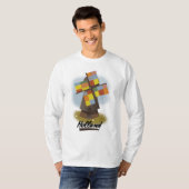 Holländisches Reiseplakat T-Shirt (Vorne ganz)